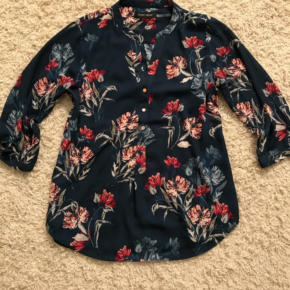 Ivanka Trump floral shirt